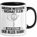 Musikwissenschaftler Tasse Geschenk für Musikwissenschaftler Der Mann Der Alles Kann Geschenkidee zum Geburtstag Schwarz Trendation