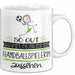 Handballspielerin Geschenk Tasse So Gut Kann Nur Eine Handballspielerin Aussehen Geschenkidee Geburtstag Weihnachten Lustig Weiß Trendation