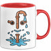 Klempner Tasse Geschenkidee Rohr Experte Lustiger Spruch Geschenkidee Lustig Rot Trendation
