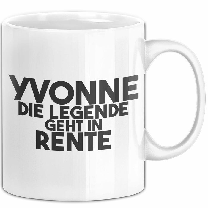 Yvonne Tasse Yvonne – Die Legende Geht In Rente Geschenk