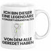 Konzertveranstalter Geschenk Tasse Lustige Geschenkidee Geburtstag für Konzertveranstalter Ich Bin Dieser Legendäre Konzertveranstalter Von Dem Alle Geredet Haben Kaffee-Becher Weiß Trendation