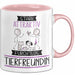 Tierfreundin Tasse Geschenk Becher Stark Attraktiv Furchtlos Tierfreundin Lustige Geschenkidee Rosa Trendation