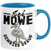 Sei Möwe Sch** Drauf Tasse Geschenk Norddeutschland Sylt Norderney Urlaub Spruch Geschenkidee Kaffee-Becher Blau Trendation