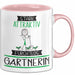 Gärtnerin Tasse Geschenk Becher Stark Attraktiv Furchtlos Gärtnerin Lustige Geschenkidee Rosa Trendation