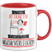 Musikverlegerin Tasse Geschenk Becher Stark Attraktiv Furchtlos Musikverlegerin Lustige Geschenkidee Rot Trendation
