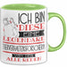 Tierverhaltensforscherin Tasse Geschenk Ich Bin Diese Eine Legendäre Tierverhaltensforscherin Von Der Alle Reden Geschenkidee Geburtstag Weihnachten Grün Trendation