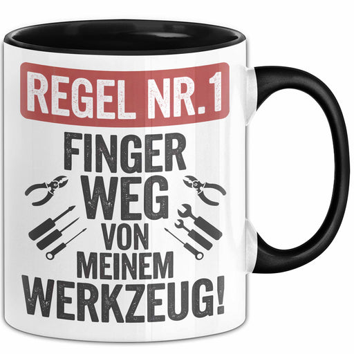 Handwerker Tasse Geschenk Finger Weg Von Meinen Werkzeugen Trendation