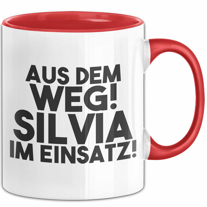 Silvia Tasse Aus Dem Weg! Silvia Im Einsatz! Geschenk