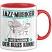Jazz-Musiker Tasse Geschenk für Jazz-Musiker Der Mann Der Alles Kann Geschenkidee zum Geburtstag Rot Trendation