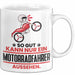 Motorradfahrer Geschenk Tasse So Gut Kann Nur Ein Motorradfahrer Aussehen Geschenkidee Kaffee-Becher Weiß Trendation