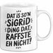 Sigrid Tasse Geschenk Dat Is So'n Sigrid Ding Dat Raffste Eh Nicht Geschenkidee Becher mit Name Weiß Trendation