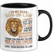 Schwiegersohn Tasse Geschenk To My Dear Son In Law Geschenkidee Schwiegermutter Schwarz Trendation