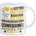Schwiegeronkel Geschenk Tasse Lustiger Spruch Erheben Sie Sich Der Schwiegeronkel Betritt den Raum Weiß Trendation