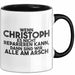 Christoph Tasse Wenn Christoph Nicht Repariert, Sind Wir Am Arsch Geschenk Schwarz Trendation