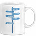 Büroarbeit Kollege Abschied Tasse Geschenk Lustige Geschenkidee Spruch Bye Bye Alles Gute Weiß Trendation