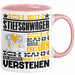 Stiefschwäger Geschenk Kaffee-Tasse Geschenkidee für Stiefschwäger Ich Bin Stiefschwäger Ich Kann Es Dir Erklären Jedoch Nicht Für Dich Verstehen Spruch Lustig Rosa Trendation