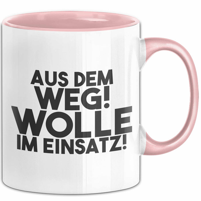 Wolle Tasse Aus Dem Weg! Wolle Im Einsatz! Geschenk