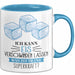 Eis-Liebhaber Tasse Geschenk Ich Kann Eis Verschwinden Lassen Was Ist Deine Superkraft Blau Trendation