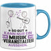 Musikveranstalter Geschenk Tasse So Gut Kann Nur Ein Musikveranstalter Aussehen Geschenkidee Kaffee-Becher Blau Trendation