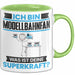 Modellbahnfan Tasse Geschenk für Modellbahnfan Geburtstag Lustiger Spruch Kaffee-Becher Was Ist Deine Superkraft Grün Trendation