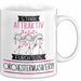 Orchestermusikerin Tasse Geschenk Becher Stark Attraktiv Furchtlos Orchestermusikerin Lustige Geschenkidee Weiß Trendation