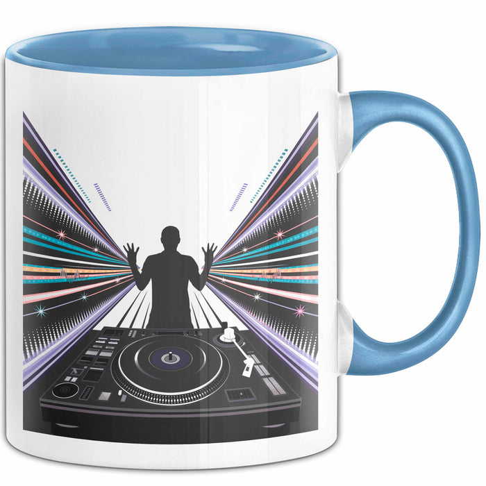 DJ Tasse Geschenk Lustige Geschenkidee Spruch Für Beat Macher Blau Trendation