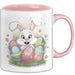 Ostern Tasse Geschenkidee für Feiertagsliebhaber Spruch Rosa Trendation