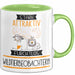 Wildtierbeobachterin Tasse Geschenk Becher Stark Attraktiv Furchtlos Wildtierbeobachterin Lustige Geschenkidee Grün Trendation