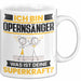 Opernsänger Tasse Geschenk für Opernsänger Geburtstag Lustiger Spruch Kaffee-Becher Was Ist Deine Superkraft Weiß Trendation
