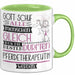 Pferdetherapeutin Geschenk Becher Tasse Gott Schuf Alle Menschen Gleich Nur Die Besten Durfeten Pferdetherapeutin Werden Geschenkidee Lustig Grün Trendation