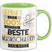 Beste Musikschülerin Der Welt Tasse Geschenk für Eine Musikschülerin Geprüft Und Sicher Geschenkidee Geburtstag Weihnachten Grün Trendation