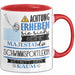 Schwimmsportlerin Tasse Geschenk Lustiger Spruch Bitte Erheben Sie Sich Seine Majestät Die Schwimmsportlerin Betritt Den Raum Rot Trendation
