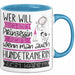 Hundetrainerin Tasse Geschenk Spruch Wer Will Schon Prinzessin Sein Wenn Man Auch Hundetrainerin Sein Kann Blau Trendation