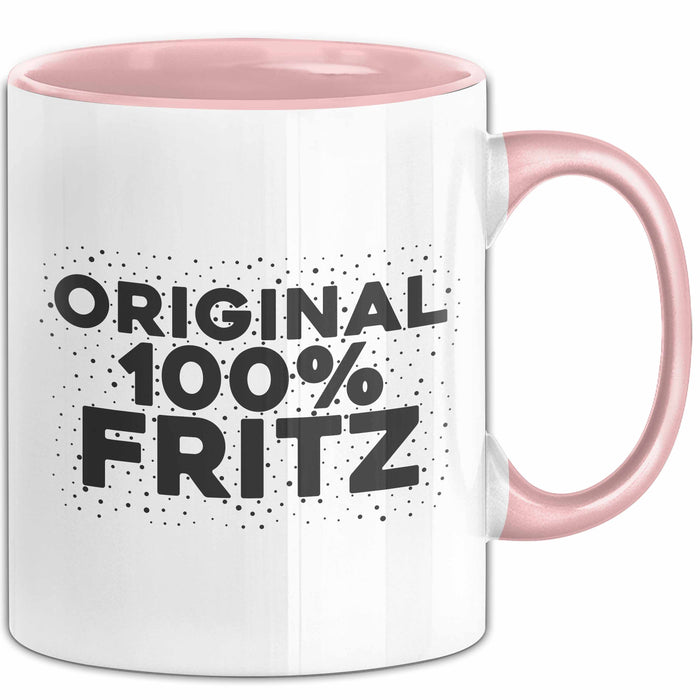 Fritz Tasse Original 100% Fritz Geschenk Rosa Trendation