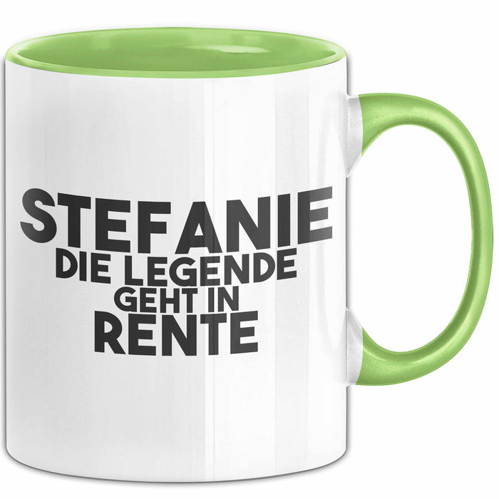 Stefanie Tasse Stefanie – Die Legende Geht In Rente Geschenk