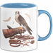 Falke Adlerei Enthusiast Tasse Geschenk Lustige Geschenkidee Spruch Für Greifvogel Fans Blau Trendation