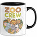 Zoo Tiere Liebhaber Tasse Geschenk Lustige Geschenkidee Spruch Zoo Crew Trendation