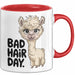 Alpaka Liebhaber Tasse Geschenkidee für Tierfreunde Rot Trendation