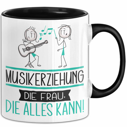Musikerziehung Geschenk Tasse Becher Die Frau Die Allen Kann Geschenkidee für eine Musikerziehung Lustig Trendation