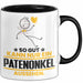 Patenonkel Geschenk Tasse So Gut Kann Nur Ein Patenonkel Aussehen Geschenkidee Kaffee-Becher Schwarz Trendation