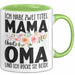 Oma Tasse Geschen Ich Habe 2 Title Mama Und Oma Und Ich Rocke Sie Beide Muttertag Geschenkidee Grün Trendation
