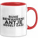 Antje Tasse Ruhe Bewahren! Antje Regelt Das! Geschenk Rot Trendation
