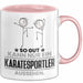 Karatesportler Geschenk Tasse So Gut Kann Nur Ein Karatesportler Aussehen Geschenkidee Kaffee-Becher Rosa Trendation