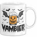 Halloween Tasse Geschenk Vambier Humor Tassen Kaffee-Becher Weiß Trendation