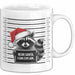 Waschbär Tasse Geschenk Dear Santa I Can Explain Geschenkidee Weihnachten Xmas Becher Weiß Trendation