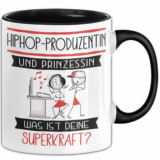 Hiphop-Produzentin Und Prinzessin Tasse Geschenk Für Eine Hiphop-Produzentin Geburtstag Was Ist Deine Superkraft Trendation