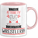 Wrestlerin Tasse Geschenk Becher Stark Attraktiv Furchtlos Wrestlerin Lustige Geschenkidee Rosa Trendation