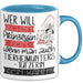 Tierheimunterstützerin Tasse Geschenk Spruch Wer Will Schon Prinzessin Sein Wenn Man Auch Tierheimunterstützerin Sein Kann Blau Trendation
