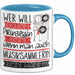 Musiksammlerin Tasse Geschenk Spruch Wer Will Schon Prinzessin Sein Wenn Man Auch Musiksammlerin Sein Kann Blau Trendation