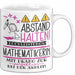 Mathematikerin Tasse Geschenk Lustig Abstand Halten Hochleistungs-Mathematikerin Mit Drang Zur Perfektion Bei Der Arbeit Weiß Trendation